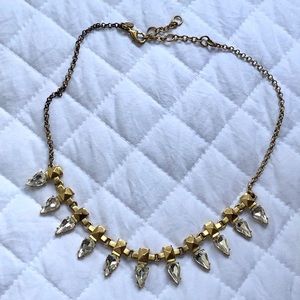 J. Crew Adjustable Gold Statement Necklace